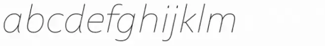 Altivo Thin Italic