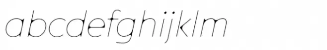 Aquawax Fx Thin Italic