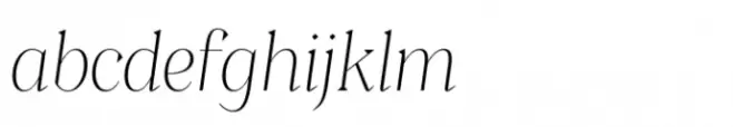 Clarinette Display Ultra Light Italic