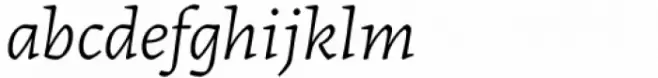 Epica Pro Light Italic