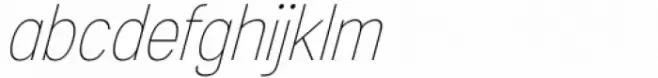 Esenka Thin Italic