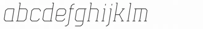 Esquina Rounded Thin Italic