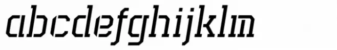 Esquina Stencil Italic