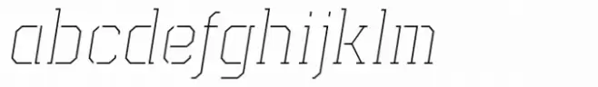 Esquina Stencil Thin Italic