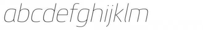 Etelka Hairline Italic