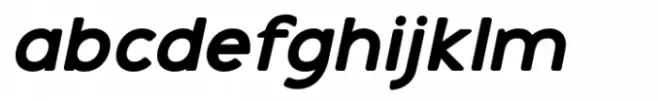Galak Round Semi Bold Italic
