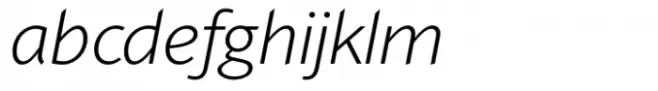 ID00 Sans Std Thin Italic