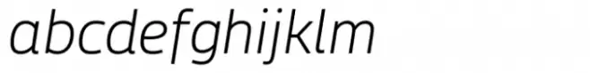 Isard Hebrew Latin Extra Light Italic
