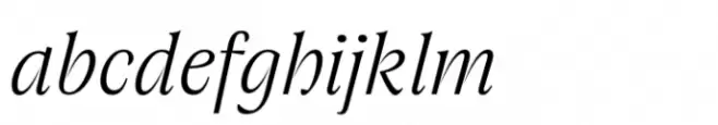 Joane Pro S Light Italic