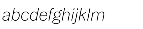 Latino Gothic Light Italic