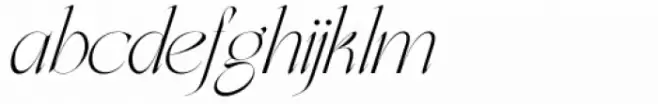 Nympha Light Italic