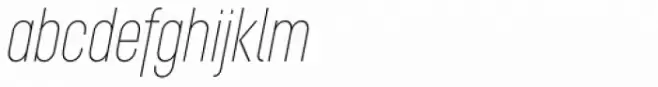 Opinion Pro Extra Condensed Thin Italic