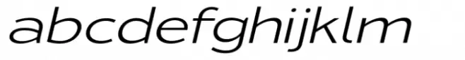 Osande TXT Light Italic Expanded