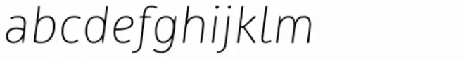 Ovink Ultra Light Italic