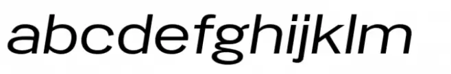PG Gothique Extended Italic