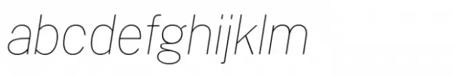 PG Gothique Thin Italic