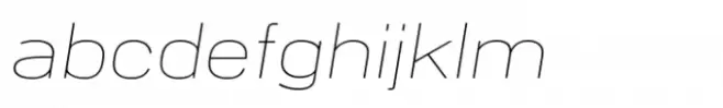 PG Grotesque Extended Thin Italic