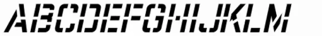 Trade Stencil Oblique