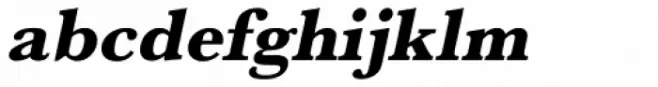 URW Baskerville ExtraBold Oblique