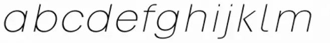 Vikive Thin Italic