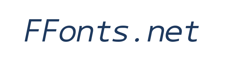 LT Asus Mono Italic font — Lorem ipsum body text preview