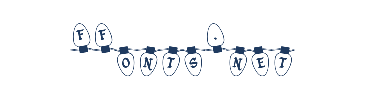 Christmas Lights Outdoor font — Lorem ipsum body text preview