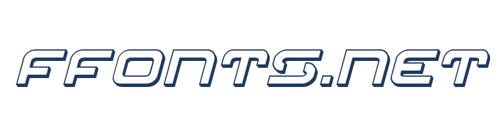 4114 Blaster 3D Italic font — Lorem ipsum body text preview