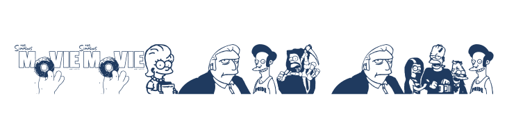 Simpsons Treehouse of Horror font — Lorem ipsum body text preview