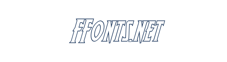 Wolf's Bane II Outline Italic font — Lorem ipsum body text preview