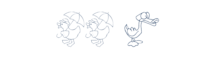 AEZ here ducky, ducky font — Lorem ipsum body text preview